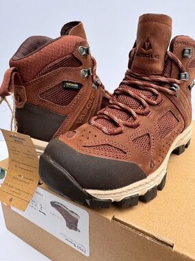 Vasque Breeze 7755 Women's Waterproof Hiking Boots Cappuccino Brown NWT Sz 7